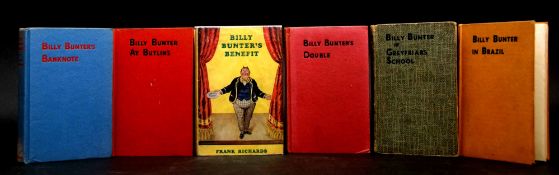 FRANK RICHARDS: 6 titles: BILLY BUNTER OF GREYFRIARS SCHOOL, 1947, 1st edition, original cloth,