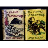 ENID BLYTON: 2 titles: THE ISLAND OF ADVENTURE, London, MacMillan, 1944, 1st edition, original