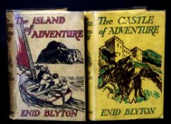 ENID BLYTON: 2 titles: THE ISLAND OF ADVENTURE, London, MacMillan, 1944, 1st edition, original