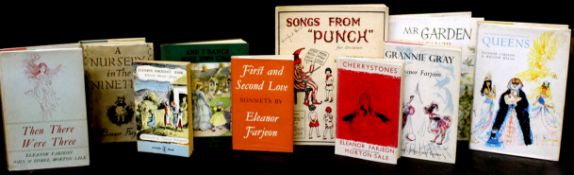 ELEANOR FARJEON: 8 titles: SONGS FROM "PUNCH" FOR CHILDREN, London, [1925], 1st edition, 4to,