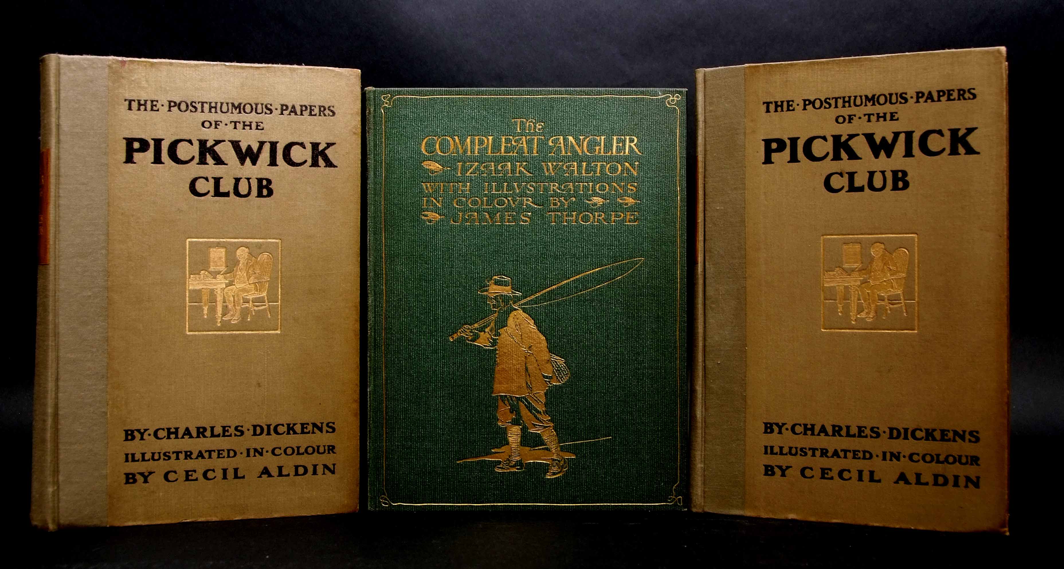 CHARLES DICKENS: THE POSTHUMOUS PAPERS OF THE PICKWICK CLUB, London, 1910, 1st edition, 2 volumes,