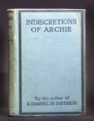 P G WODEHOUSE: INDISCRETIONS OF ARCHIE, London, Herbert Jenkins, 1921, half title, original dark