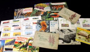 One box: approx 60 BROOKE BOND tea card albums including tropical birds, British wild life, wild
