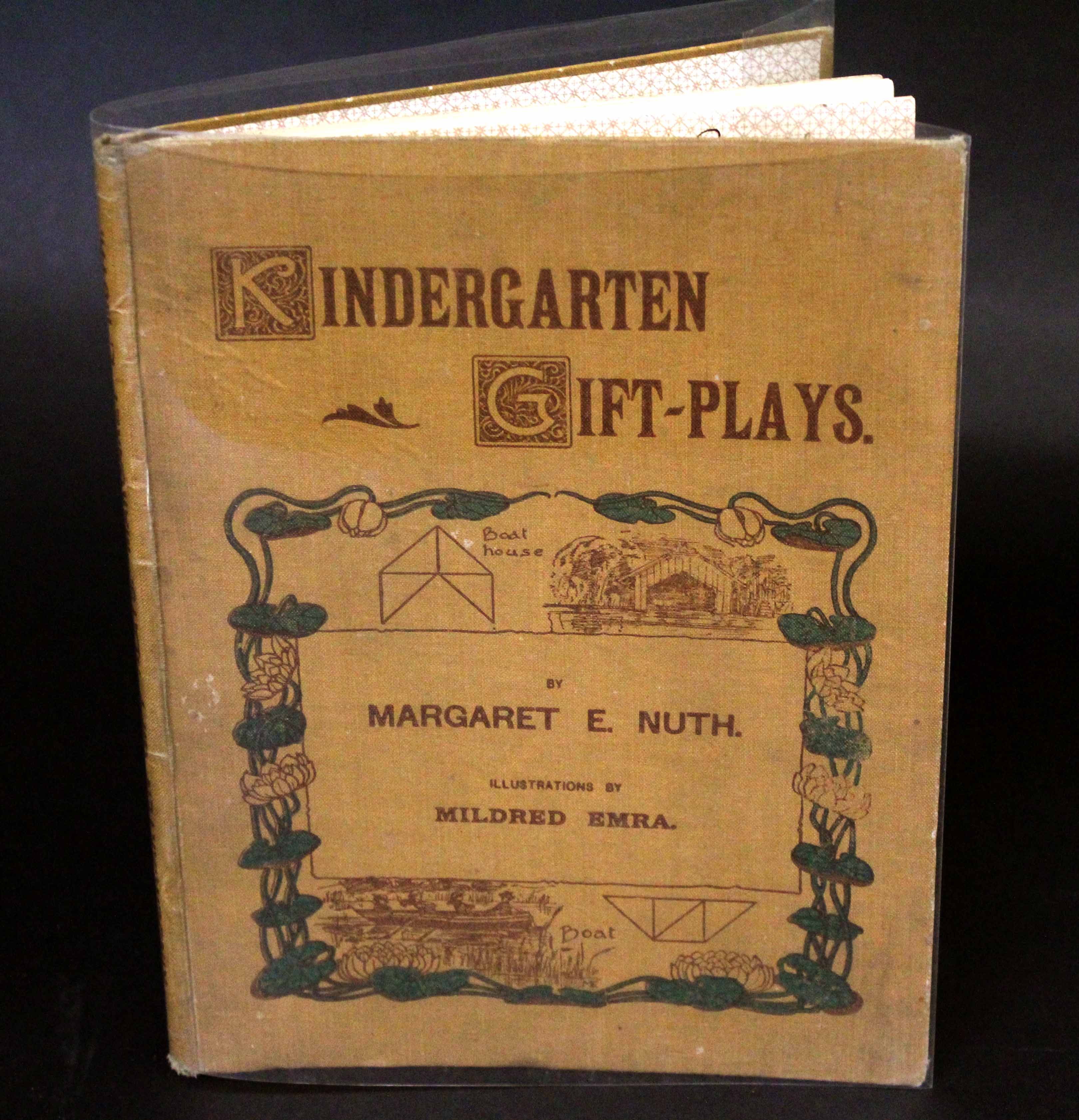 MARGARET E NUTH: KINDERGARTEN GIFT PLAYS, ill Mildred Emra, London, J Curwen, 1900, 1st edition,