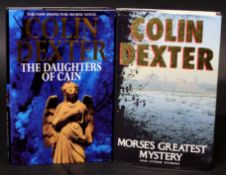 COLIN DEXTER: 2 titles: MORSE'S GREATEST MYSTERY AND OTHER STORIES, London, MacMillan, 1993, 1st