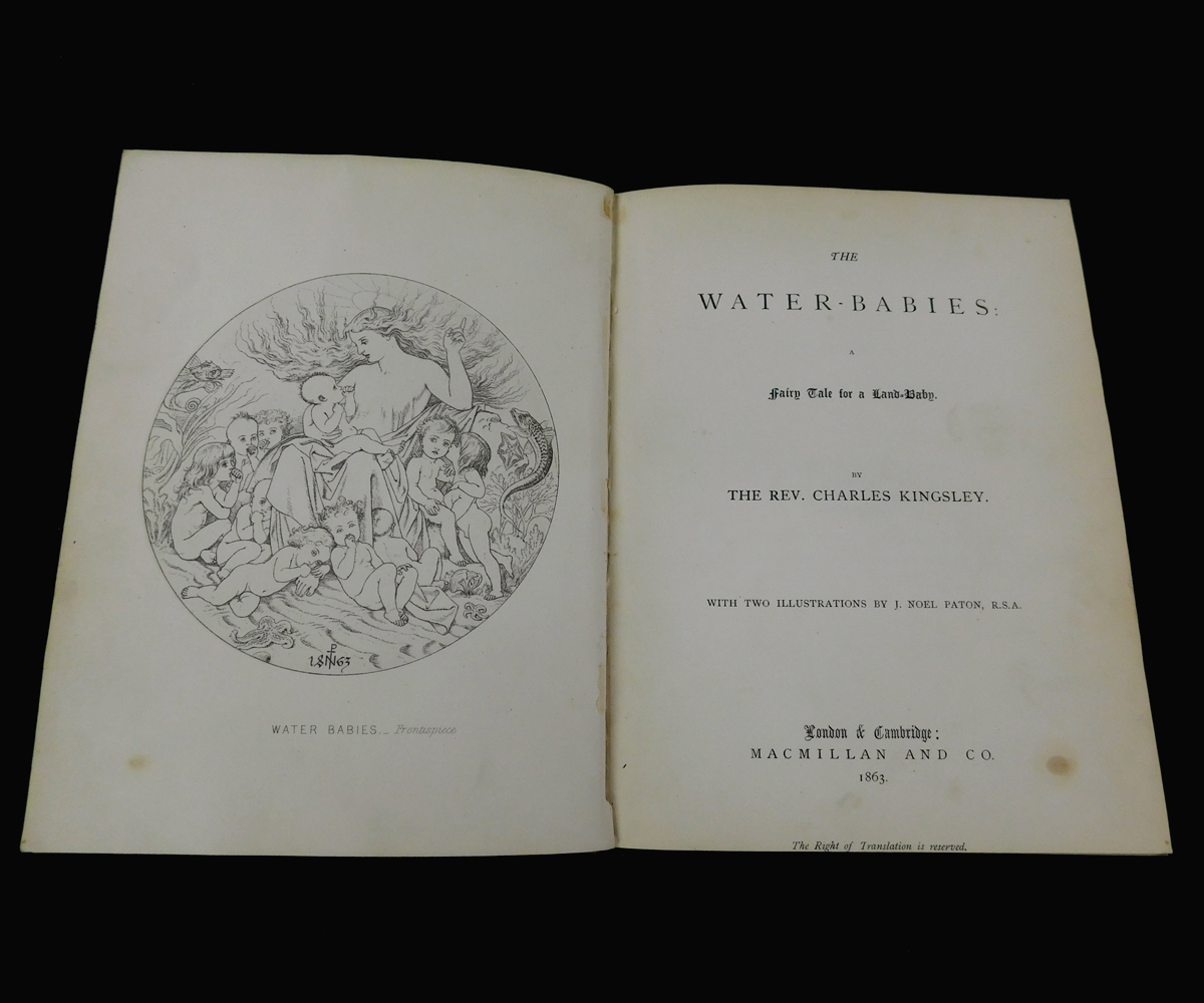 CHARLES KINGSLEY: THE WATER-BABIES: A FAIRY TALE FOR A LAND-BABY, illustrated J Noel Paton, London