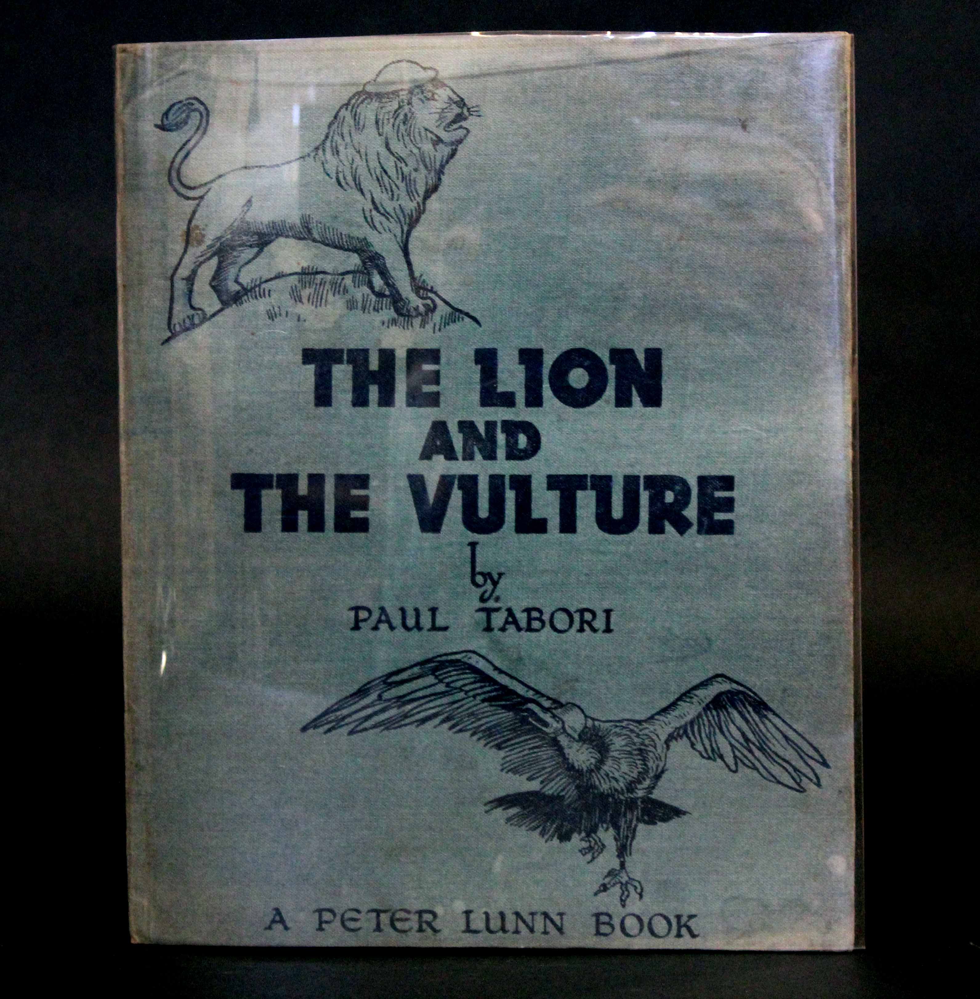 PAUL TABORI: THE LION AND THE VULTURE, ill Joseph Avrach, London, Peter Lunn, 1944, 1st edition,