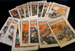 MODERN BOY WEEKLY, Amalgamated Press 1938-39, 2nd series, Nos 25-87 (final issue) includes