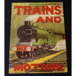 TRAINS AND MOTORS, (cover title), Loughborough, Wills & Hepworth, ND, 1920s, "The Ladybird