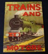TRAINS AND MOTORS, (cover title), Loughborough, Wills & Hepworth, ND, 1920s, "The Ladybird