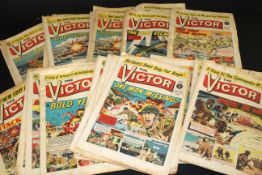 Box: THE VICTOR comic, 1965-67, circa 55 issues