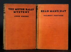 CECIL JOHN CHARLES STREET "JOHN RHODE": THE MOTOR RALLY MYSTERY, London, W Collins for The Crime