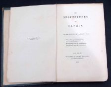 [THOMAS LOVE PEACOCK]: THE MISFORTUNES OF ELPHIN, London, Thomas Hookham, 1829, 1st edition, half