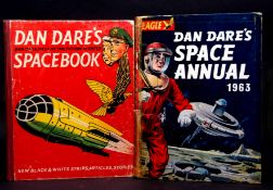 MARCUS MORRIS AND FRANK HAMPSON (EDS): DAN DARE'S SPACE BOOK, [1953], 4to, original cloth backed