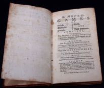 EDMUND HOYLE: MR HOYLE'S GAMES..., London [1770], 15th edition, stamped wood cut signature verso
