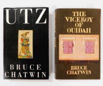 BRUCE CHATWIN: 2 titles: THE VICEROY OF OUIDAH, London, Jonathan Cape, 1980, 1st edition, original