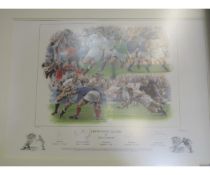 SIGNED PRINT THE CROWNING GLORY BY PETER CORNWALL