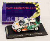 Boxed Scalextric C6245 Skoda Fabia WRC Colin Macrae Enthusiasts Club Ltd slot racing car