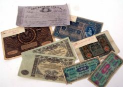 Mixed Lot: quantity of early 20th century European and Russian bank notes, together with a Bank of