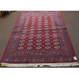 *Modern Bokhara carpet, 2.3 x 1.6m