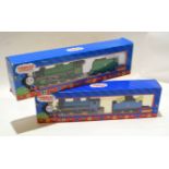 Boxed Hornby Thomas and Friends locomotive and tender "Gordon" (R 383) together with Henry (R9 292)