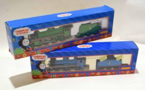 Boxed Hornby Thomas and Friends locomotive and tender "Gordon" (R 383) together with Henry (R9 292)