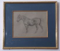 George Thomas Rope (1845-1929) Horse studies, group of four pencil drawings in three frames assorted