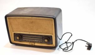 Mixed Lot: comprising two various Bakelite cased radios, the first Murphy Radio Ltd, AC Mains