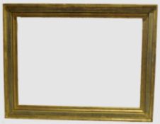 20th century picture frame, aperture 63 x 88cm