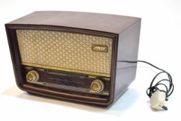 Mixed Lot: comprising two various radios, the first Philips, type 341A, No M11290, the black