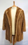 Brahams vintage blonde mink coat