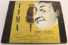 Five volume set of memoirs of Its That Man Again (ITMA) on 78rpm discs, featuring Tommy Handley