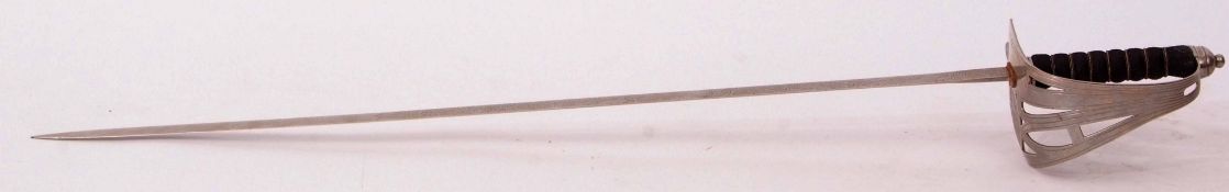 **Second half of 20th century ceremonial dress sword, Wilkinson Sword, the chrome finished and