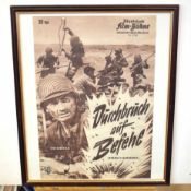 Two German wartime film posters