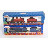 Hornby Thomas and Friends locomotive and tender "James" (R 852) together with "Gordon" (R9232) (2)