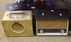 Mixed Lot: comprising an Ever Ready Sky Queen portable radio (incomplete), together with a Bush type