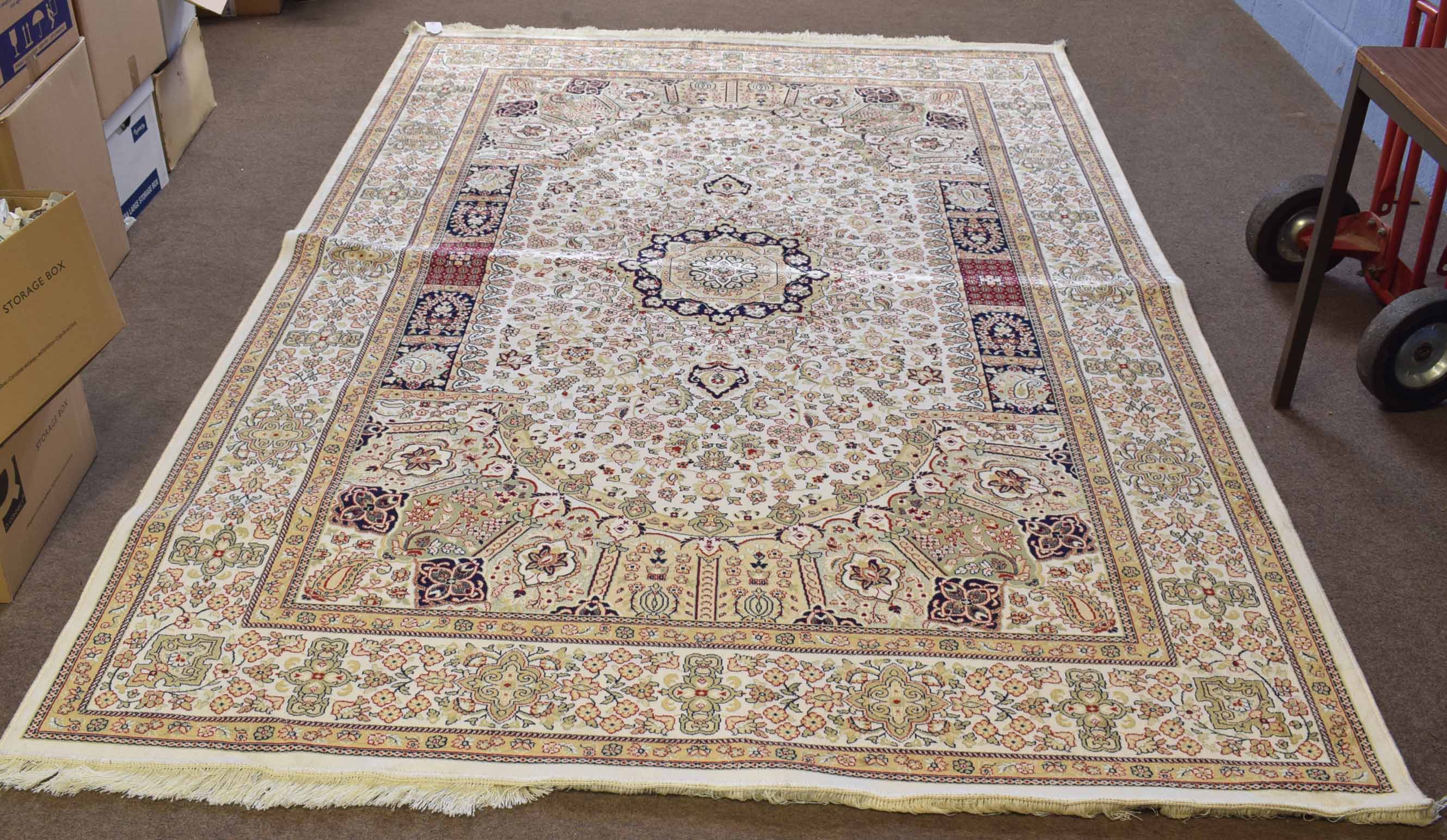 *Modern Keshan carpet, 3m x 2m