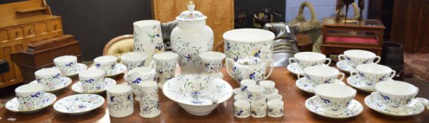 Extensive collection of Coalport tea wares and dinner wares, all decorated with the Pageant pattern