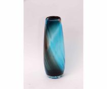 Murano blue glass vase