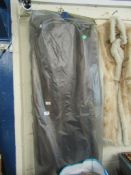 VINTAGE FULL LENGTH MINK COAT, (NO MAKER'S NAME), LENGTH APPROX 105CM, TOGETHER WITH A VINTAGE