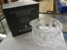WATERFORD THE MILLENNIUM COLLECTION GLASS BOWL