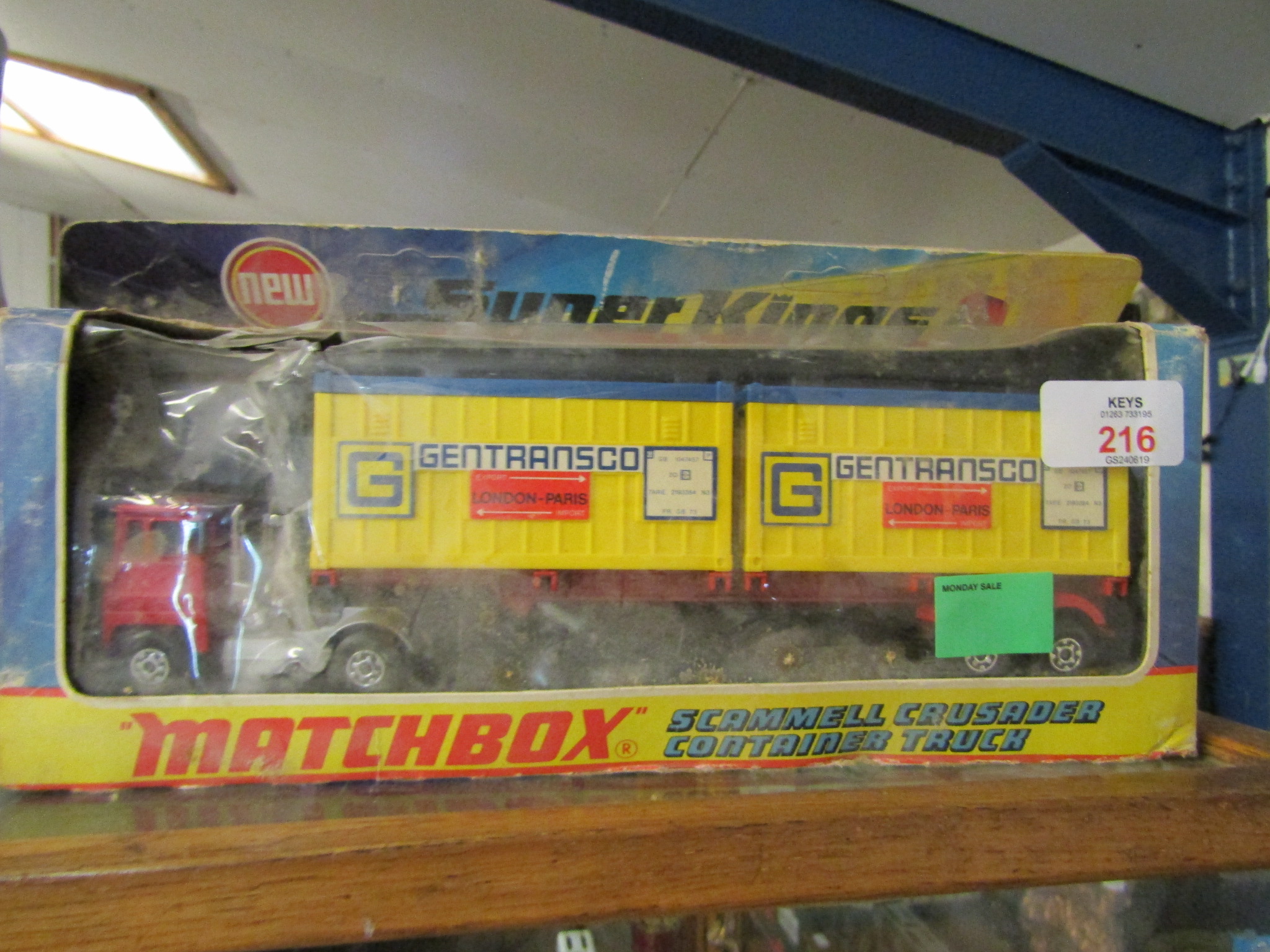 MATCHBOX SCAMMELL TRUCK, BOXED, REF K17, LENGTH APPROX 11".