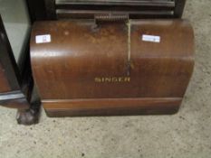 DOME TOP CASED SINGER SEWING MACHINE