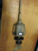 BRASS COACH LAMP WITH EAGLE TOP