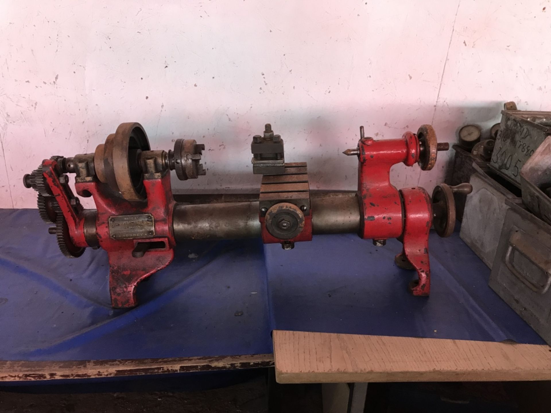 Vintage Lathe Bed