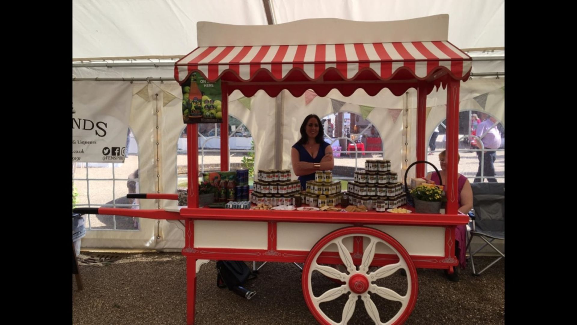 Vintage Market Stall - London Cart