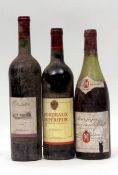 De Lucca Tannat Reserve 2008 (Uruguay), 2 bottles, Bourgogne Haut Cote de Nuits, Monceny 1975 1