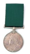 Volunteer Long Service medal, Edward VII, impressed to 2350 Pte W Mitchell 3/VB Gordon Hdrs