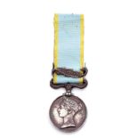 Victorian Crimea Medal, 1854, with one clasp, Sevastopol, crudely impressed John Henry, 11th