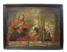 Continental School (16th century), Saint Sophia with her three daughters, Faith, Hope and Charity,